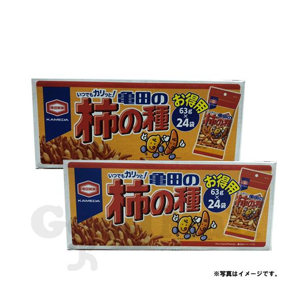亀田の柿の種 1512g（63g X 24袋）×2ケース 58025-2 : goodmall - 通販