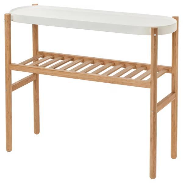 イケア（IKEA） SATSUMAS サッツマス プラントスタンド, 竹/ホワイト 