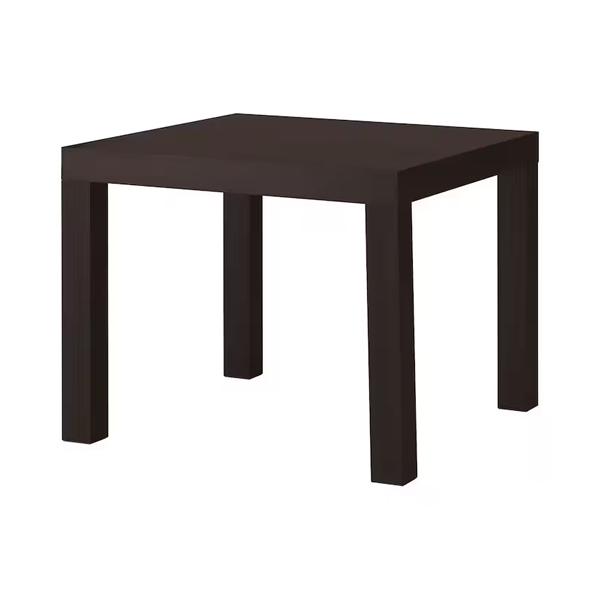 イケア（IKEA） LACK サイドテーブル、ブラックブラウン 55×55cm 同梱