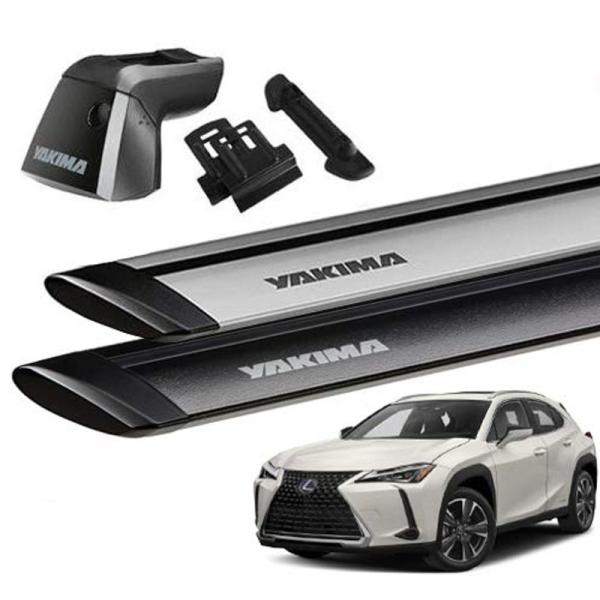 YAKIMA 正規品 レクサス UX A10型 フラッシュレール付き車両に適合 ベースキャリアセット (リッジライン・リッジクリップ27・ジ