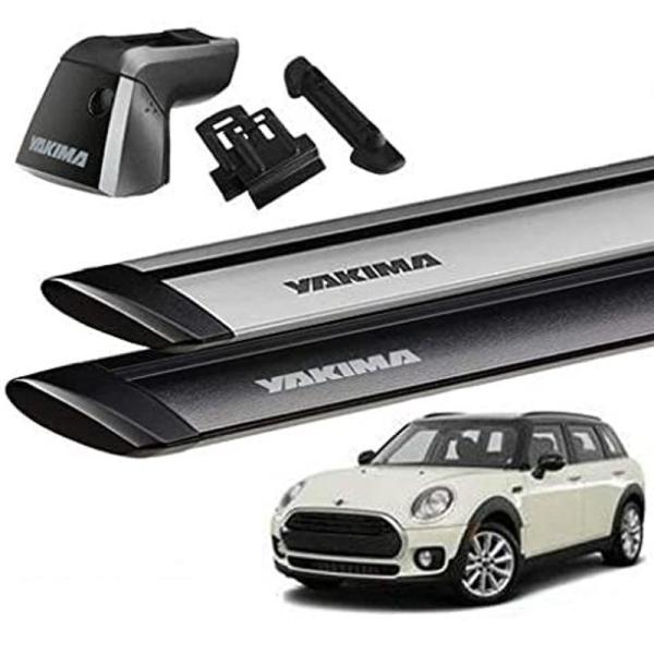 YAKIMA 正規品 MINI ミニ クラブマン フラッシュレール付き車両に適合 ベースキャリアセット (リッジライン・リッジクリップ9・ジ