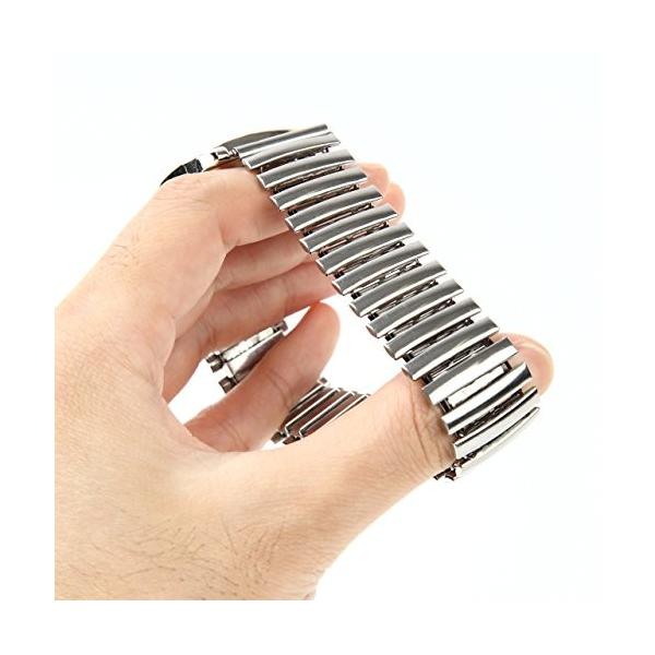 Airself 時計ベルト 蛇腹ベルト伸縮ベルト 腕時計 バンド ベルト ステンレス シルバー 交換工具 バネ棒付 mm Buyee Buyee 日本の通販商品 オークションの代理入札 代理購入