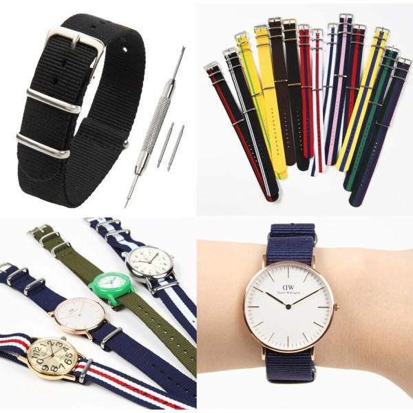 Airself Natoタイプ 時計ベルト 時計バンド ナイロン 替えバンド 替えベルト 交換説明書 交換工具 バネ棒付 Buyee Buyee Japanese Proxy Service Buy From Japan Bot Online