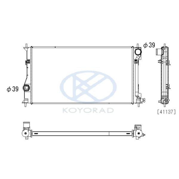 スバル BRZ ZD8 ラジエーター MT 用 新品 コーヨーラド製 KOYO製 適合問合せ必須