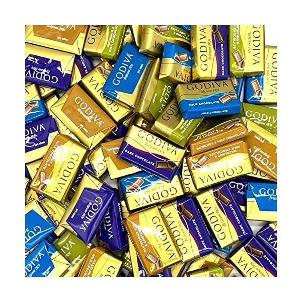 ゴディバ　ナポリタン 450g　箱　4種アソート　クール便可　板チョコ　GODIVA　ばらまき　個包装　人気　高級　チョコレート　大容量　お得　コストコ　送料無料