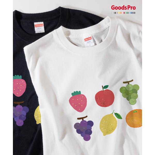 Tシャツ フルーツ みかん いちご リンゴ ぶどう マスカット レモン