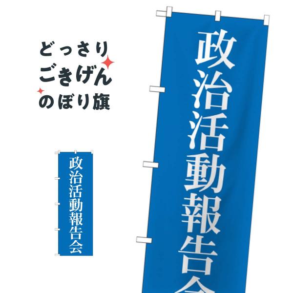 政治活動報告会 のぼり旗 GNB-1942 : のぼり旗 グッズプロ - 通販