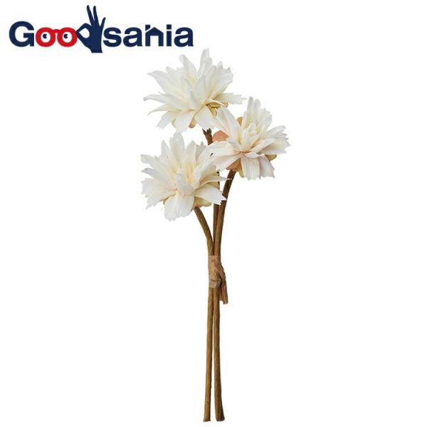 本物と間違えそう!いろんな場所に飾れてお洒落な造花 インテリアや結婚式などのイベント用にもぴったり!花束 北欧 フラワーアレンジメント ドライフラワー風 リアル 屋内 玄関 受付 洗面所 撮影 洋 結婚 誕生日 お洒落 可愛い 母の日 ホワイト