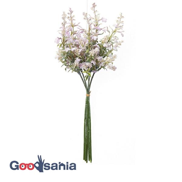 お部屋にも、結婚式などのイベントにもぴったり！本物と見間違えそうなクオリティ！多様なシーンで活躍する造花リアル 本物そっくり 花 ラベンダー フラワーアレンジメント インテリア 屋内 部屋 玄関 受付 洗面所 撮影 洋 洋風 ブーケ ウエデ...