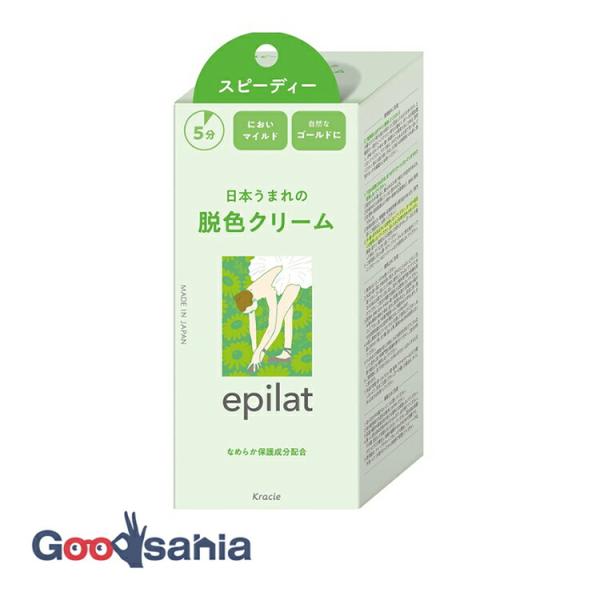 エピラット 脱色クリーム スピーディー 40g+80gむだ毛が目立たない自然なゴールド仕上げの脱色クリーム。むだ毛の色を抜いて、自然なうぶ毛のような仕上がりにするむだ毛のブリーチ(脱色剤)。なめらか保護成分(カモミールエキス&amp;海藻エ...