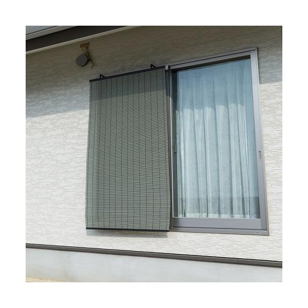 紫外線約93%カット、遮光率約84%!遮熱・遮光効果を高めた簾 熱さ対策に、ベランダの目隠しに、お部屋の間仕切りに簾 すだれ シェード すだれカーテン カーテン 日除け 目隠し 窓 出窓 ベランダ バルコニー 庭 屋外 屋内 幅88