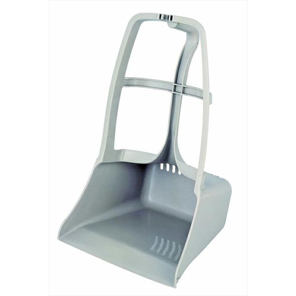 アズマ工業 ちりとり 砂利分別十字チリトリ グレー 約33×53×32cm AZ625スリット付きなので砂利と落ち葉を分けて分別してゴミをかき取れる! 落ち葉などのゴミと砂利をいっしょに掃きこんでも、振るって分別できる外掃除で感じていたスト...