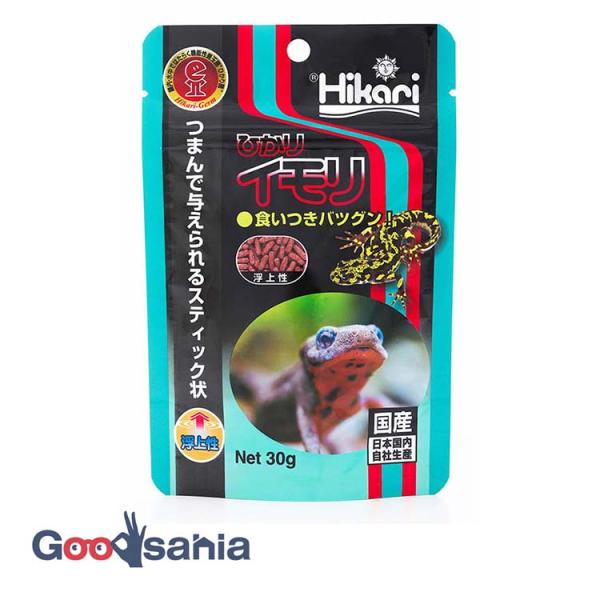 ・イモリが好む原料を厳選した、嗜好性の高い専用飼料です。・イモリが見つけやすい赤色の粒に仕上げています。・スティック状のため、1粒ずつピンセットでつまみやすく、陸棲イモリにも与えやすい形状です。・給餌時に水面まで寄ってきたイモリが見つけやす...