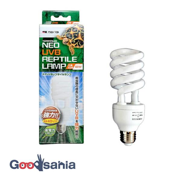 ・爬虫類が健康に成長するために欠かせないUVB(紫外線B波)を効率よく照射する専用ランプです。・UVB照射により、体内でビタミンD3を合成し、カルシウムの吸収や骨の形成をサポートします。これにより、くる病や骨の奇形などのリスクを軽減します。...