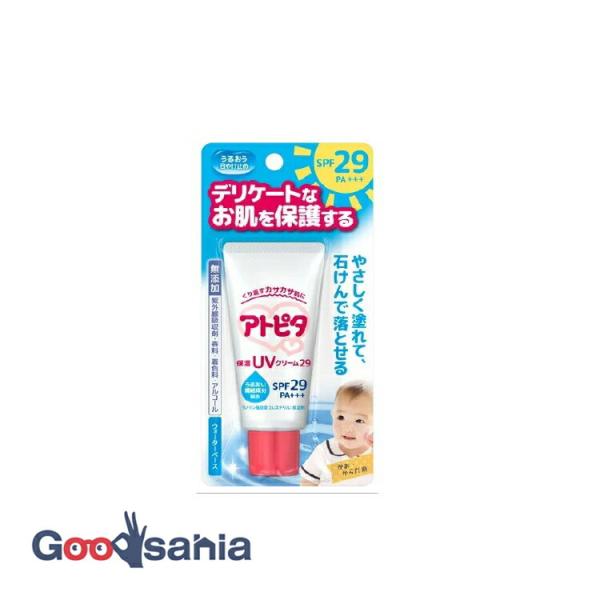 アトピタ 保湿 UVクリーム SPF29 PA+++ 30gSPF29PA+++で、紫外線からお肌をしっかりと守ります。なめらかな使い心地でみずみずしいウォーターベース処方なので、やさしく塗り伸ばせ、きれいに落とせます。うるおい補給成分:ラ...