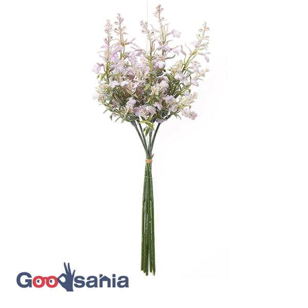 お部屋にも、結婚式などのイベントにもぴったり！本物と見間違えそうなクオリティ！多様なシーンで活躍する造花リアル 本物そっくり 花 ラベンダー フラワーアレンジメント インテリア 屋内 部屋 玄関 受付 洗面所 撮影 洋 洋風 ブーケ ウエデ...