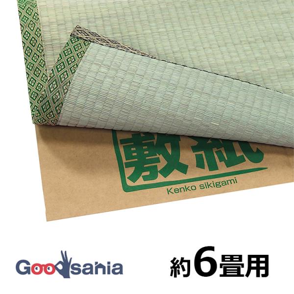お部屋を害虫から守る、安全安心な日本製の敷紙。使い方は、畳と敷物の間に敷くだけ！玄関マット、キッチンマットなどの敷物用。敷物の絵型などが下の床や畳に映り込むのを防ぐ！抗菌、防ダニ加工。ダニの発生を防ぎ、人体には影響がない安全で通気性の良いク...