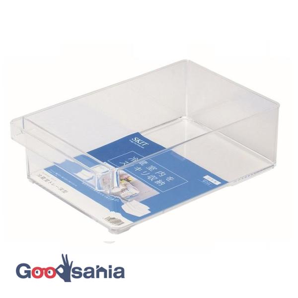 パール金属 スキット 冷蔵室トレー 深型 日本製 クリア HB5561・冷蔵庫内の収納を助けてくれる！冷蔵室用トレーです。・面倒な冷蔵庫の奥に入れた食材を取り出すのがラクになります。・バラバラになりやすいもの、自立しないものをまとめておくの...