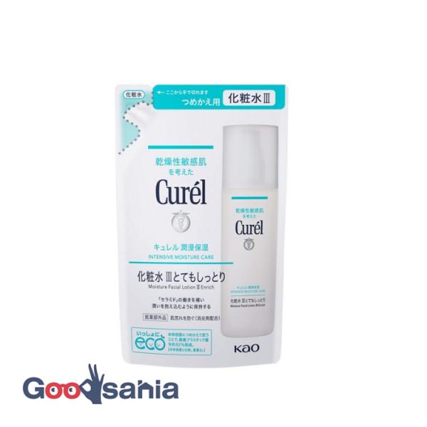 他サイト： キュレル 潤浸保湿 化粧水 lll とてもしっとり つめかえ用 130mlの商品画像