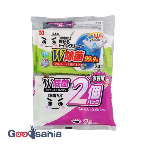 ・便器、便座、タンク、床、タイルなどトイレ内の拭き掃除に便利なトイレクリーナーです。・トイレの拭き掃除と除菌が同時にできる銀イオン配合のウエットシートです。・アルコールと銀イオンのW効果により、便座や床などのニオイの元となる汚れや雑菌を取り...