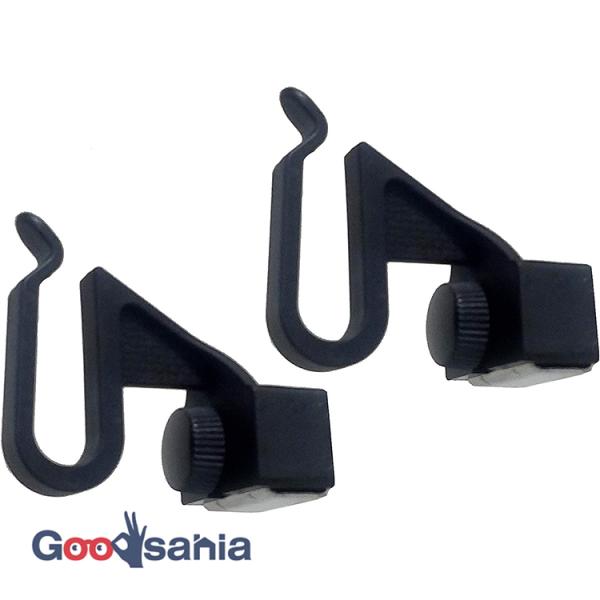 ワタナベ工業 スダレハンガー ミニスダレハンガー (SH-09)・外吊りすだれ対応のオプションパーツです。・ネジ式でサッシ枠に簡単に取り付けできます。・サッシ枠に傷がつきません。・小窓のすだれ取付にぴったり・締め付けネジがサッシ枠に直接当た...