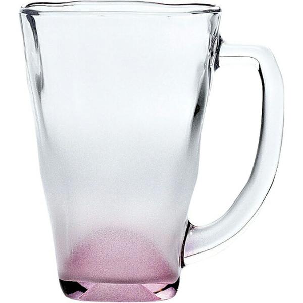 東洋佐々木ガラス ビールグラス 泡立ちグラス マグ ピンク 390ml P-55441-J142Sグラスの内面に施した「すりガラス状の小さな凹凸」がビールの風味を美味しく変えるクリーミーな泡を長持ちさせ、ビールの旨さを倍加するグラス底の山が...