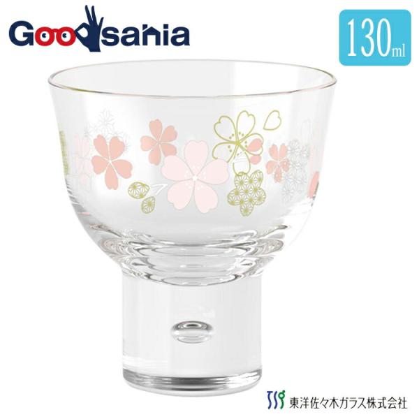 お正月やハレの日など特別な日にぴったりの冷酒グラス きれいなさくら柄で海外の方へのプレゼント・お土産にも!日本製 グラス コップ 透明 おちょこ 酒杯 盃 杯 冷酒 焼酎 国産 桜柄 お洒落