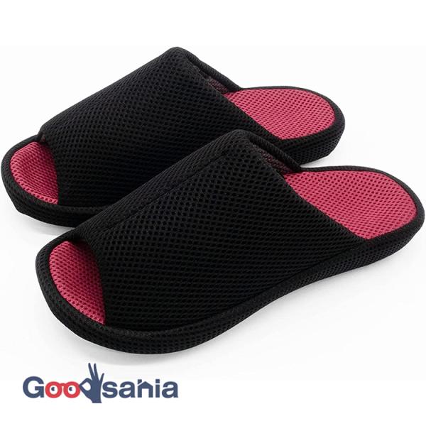 家事にもお仕事にもぴったり！足に優しく快適な室内履き足疲れの軽減や負担を減らしてくれる履き心地の良いスリッパ疲れにくい 歩きやすい 蒸れない 前開き スリッパ すりっぱ ルームシューズ L 大きめ メンズ 男性 男性用 室内 室内用 部屋 ...