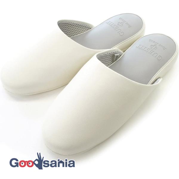 他サイト： オクムラ スリッパ GUEST IT ゲストイット 前閉じ Lサイズ アイボリー 993003の商品画像