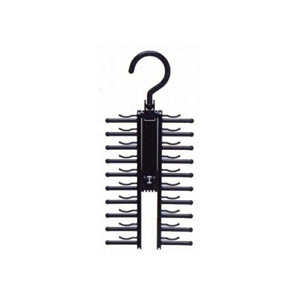 他サイト： シンコハンガー ネクタイハンガークロス ブラックの商品画像