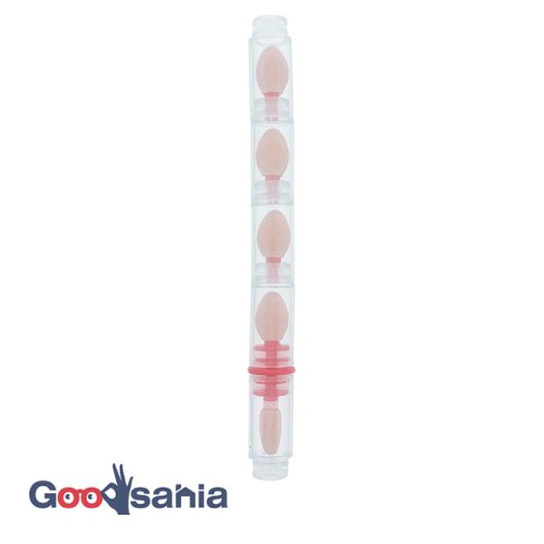 志々田清心堂 アイシャドウチップ バラエティチップ 差し替えチップ 日本製 ピンク 約13×1.5×0.8cm SK-330P5つのチップが1本のチップに！携帯できるのでお色直し用にも色ごとにチップを変えたいときに便利なロケットえんぴつ型ア...