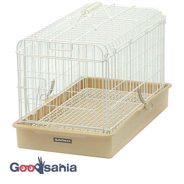 ・おでかけや通院、ケージのお掃除時に便利な小動物用キャリーです。・丈夫なワイヤーメッシュと軽い樹脂製トレイを採用。軽量で持ち運びやすいのが特徴です。・出入り口と天井が開閉可能で、小動物の出し入れもラクラク。・トレーは取り外し可能なので、お掃...