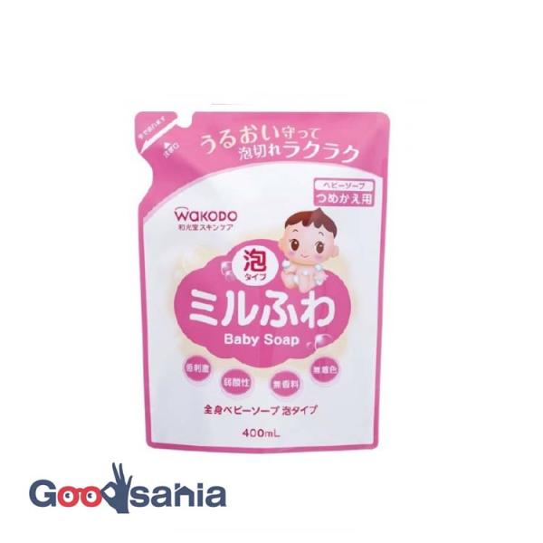 他サイト： ミルふわ 全身ベビーソープ 泡タイプ つめかえ用 400mlの商品画像