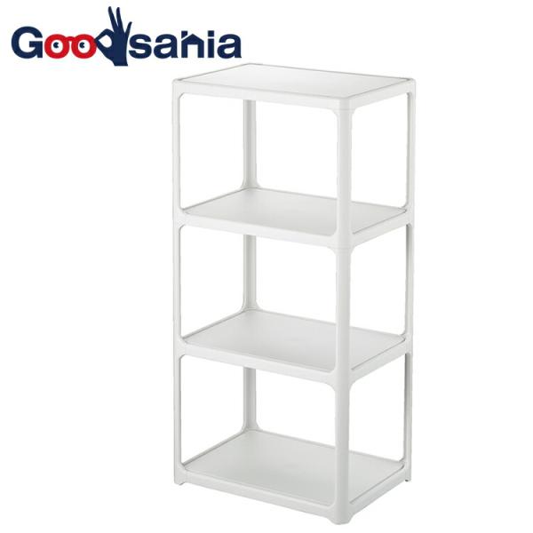 和に洋にも馴染むマットカラーの三段シェルフ オープンタイプなので左右前後どこからでもさっと取り出しやすくて便利!日本製 三段 棚 シェルフ ラック フレームのみ