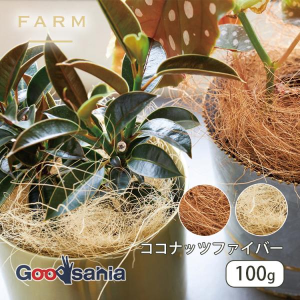 FARM マルチング材 ココナッツファイバー 100g 全2色 : Goodsania