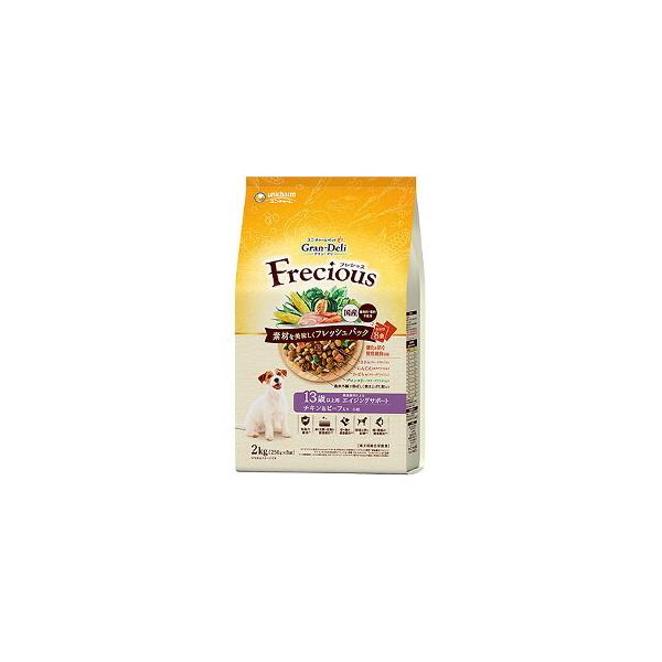 4個セット ユニ・チャーム グラン・デリ フレシャス １３歳以上用 チキン＆ビーフ入り ２ｋｇ4520699622896