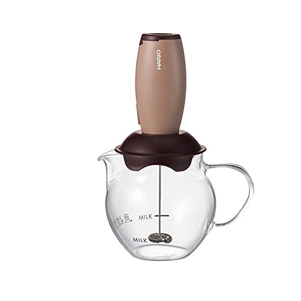 他サイト： HARIO(ハリオ) クリーマー・キュート 泡立て器 ミルクフォーマー ブラウン プレゼント ギフト 贈り物 CQT-45BRの商品画像