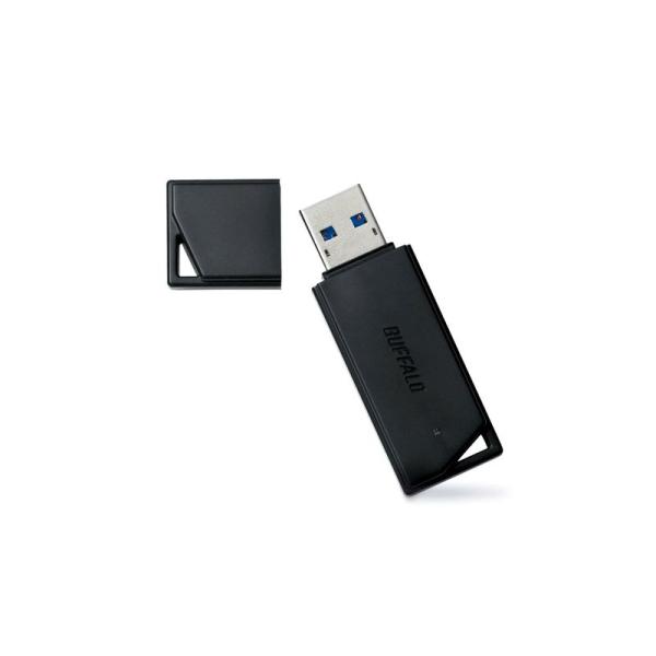 【商品名】　バッファロー USBメモリ 64GB USB3.2(Gen1)/3.1(Gen 1)/3.0/2.0 充実サポート RUF3-K64GA-B★★ラッピングについて★★当店ではラッピングは承っておりません。ご了承くださいませ。★★...