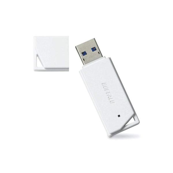 【商品名】　バッファロー USBメモリ 64GB USB3.2(Gen1)/3.1(Gen 1)/3.0/2.0 充実サポート RUF3-K64GA-W★★ラッピングについて★★当店ではラッピングは承っておりません。ご了承くださいませ。★★...