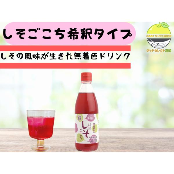 しそジュース すっきりさわやか しそごこち 6倍 希釈タイプ 360ml×２本