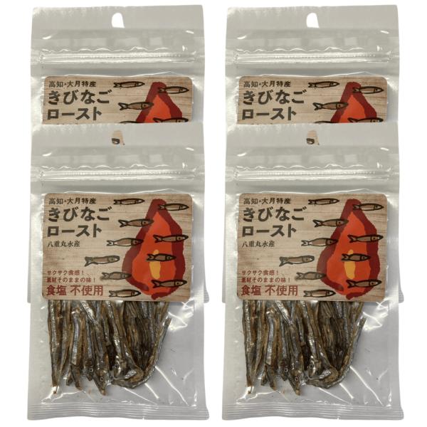 きびなごロースト 高知 大月町産 30g 1袋 無添加 食塩不使用 自然派おやつに 頭から骨ごと食べられる 素干し×低温焙煎 国産魚スナック
