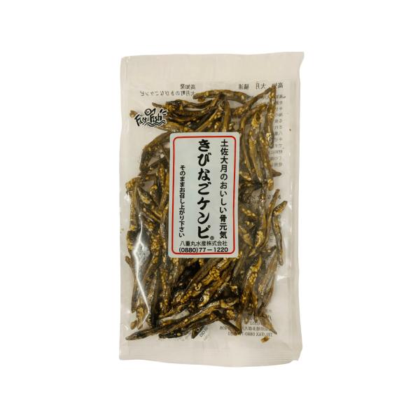 高知県の西端・大月町の美しい海で育った新鮮なキビナゴを、地元産の醤油と砂糖で甘辛く煮絡め、ごまをたっぷりふりかけて仕上げました。素材は国産にこだわり、添加物を極力使わず、昔ながらの製法で丁寧に仕上げています。おやつやおつまみにはもちろん、ご...