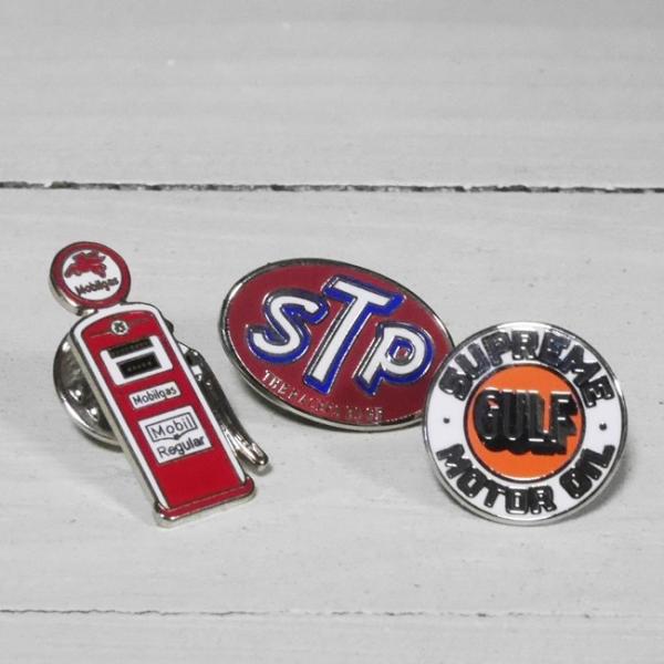 【初期】M&M CUSTOM PERFORMANCE 　ピンバッジ　赤黒 セット m&m custom performance ピンバッジ2個セット