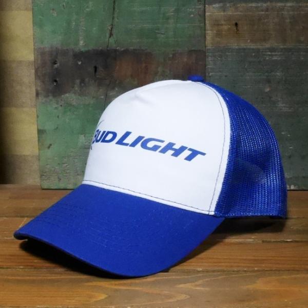 バドワイザー BUDWEISER 帽子 BUDLIGHT メッシュキャップ : アメリカン 