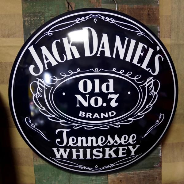 ジャックダニエル ドームサイン Jack Daniel's インテリア ドーム型 ブリキ看板  アメリカン雑貨
