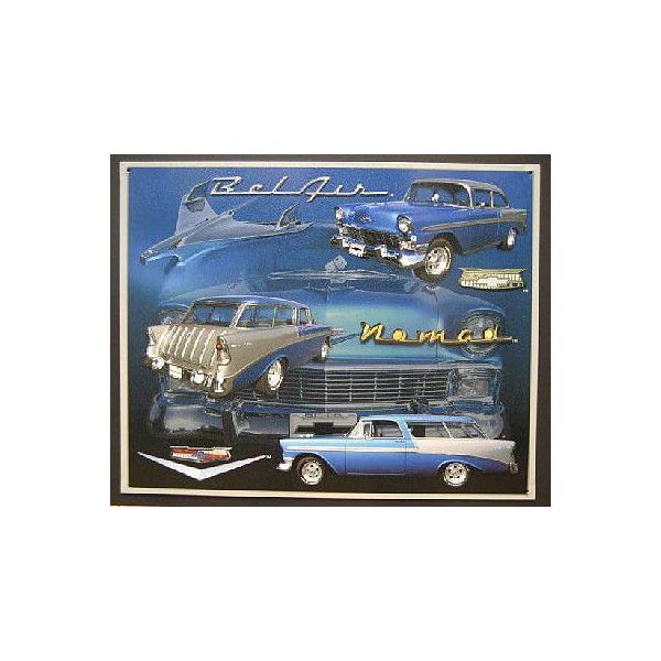 シボレー　アンティーク看板　金属 goodsfarm_bk-cd-18