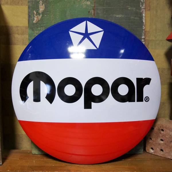 MOPAR SHIELD ドームサイン モパー インテリア ブリキ看板 アメリカン雑貨