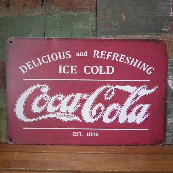 Coca Cola（コカコーラ） アメリカンサインボード Coca-Cola