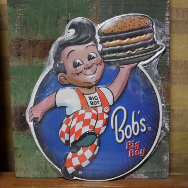 ビッグボーイ エンボスサイン看板 embossed SIGN BIGBOY ブリキ看板