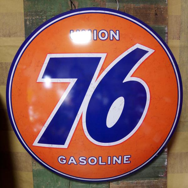 ユノカル76 ドームサイン UNION76 インテリア ドーム型 ブリキ看板 アメリカン雑貨